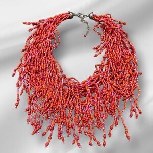 Beaded Statement Necklace